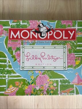 Rare Lilly Pulitzer Monopoly Collector's Edition